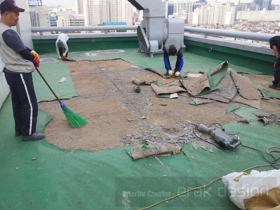 대신증권(주)대림동사옥 옥상 우레탄방수공사 대신증권(주)대림동사옥 옥상 우레탄방수공사